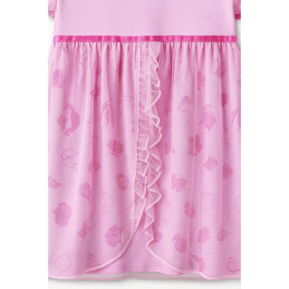 Sleeping Beauty Princess Toddler Girl's Fancy Pink Tulle Nightgown pijama playdr - Picture 8 of 12